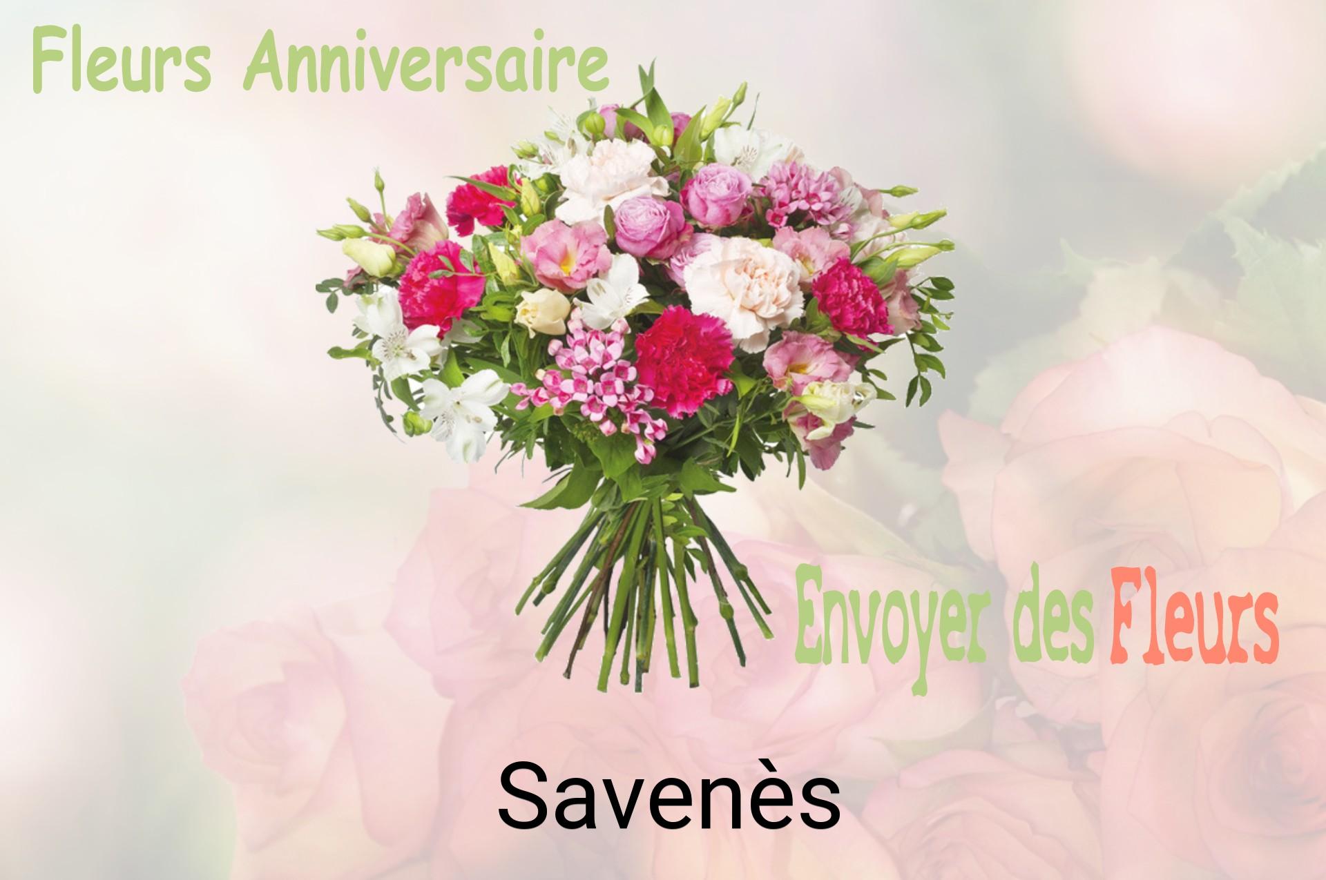 Bouquet de fleurs d’anniversaire livré à Savenès