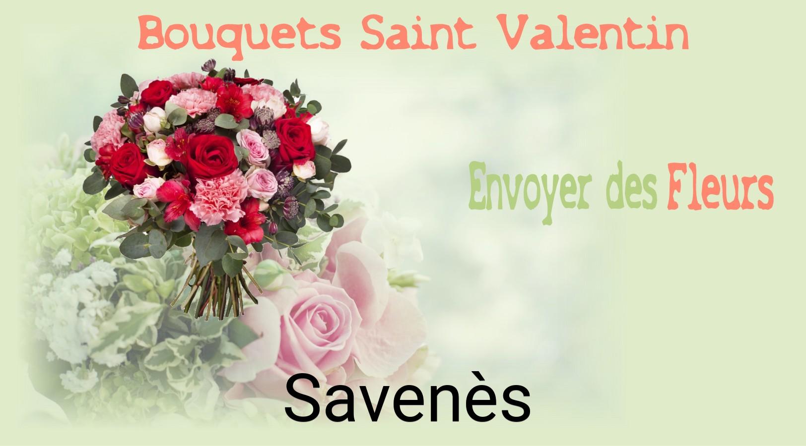 Roses de Saint-Valentin livrées à Savenès